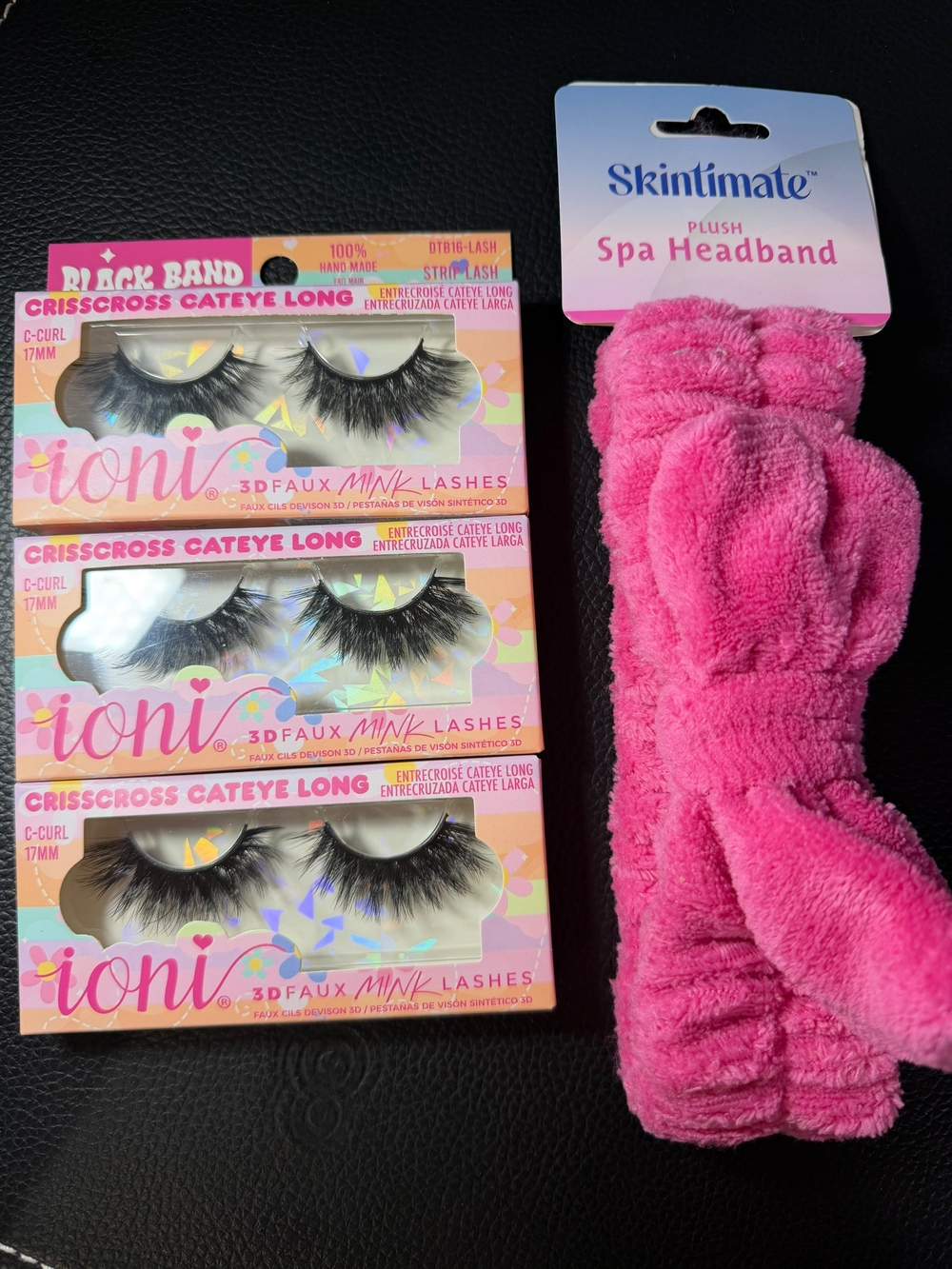 Skintimate Plush Spa Headband — Bright Pink Kids Hair Accessory